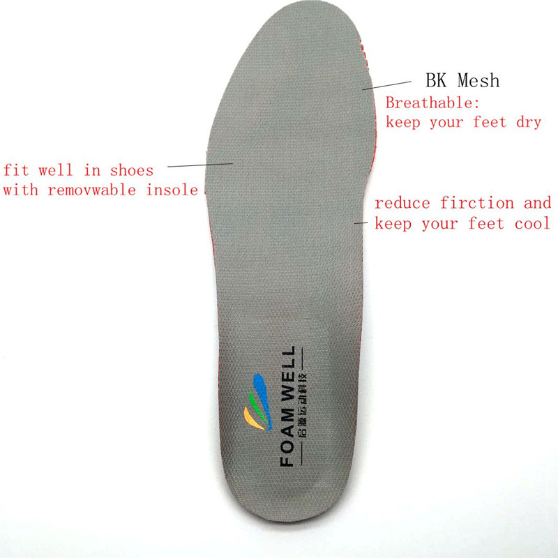 2020 Съвременен дизайн Комфортен EVA Flat Feet Arch Insole Orthotic