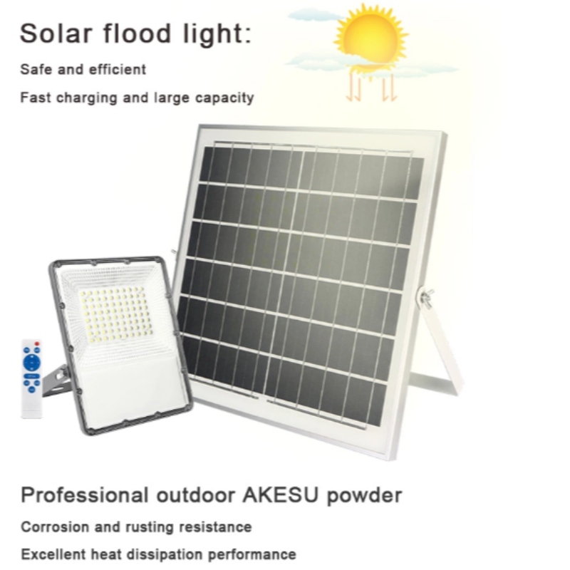 IP65 20W 30W 50W 100W Лед Solar Flood Light със свален контролер