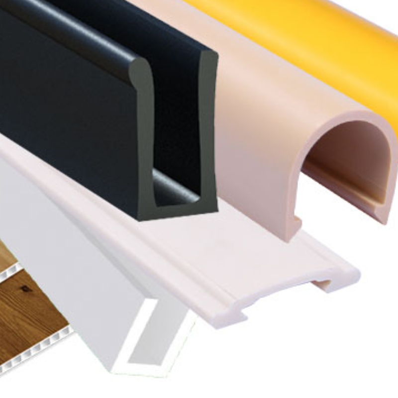 Персонализирани необичайни екструдирани пластмасови профили за голямо разнообразие от сградни жилища офис интериорни материал...