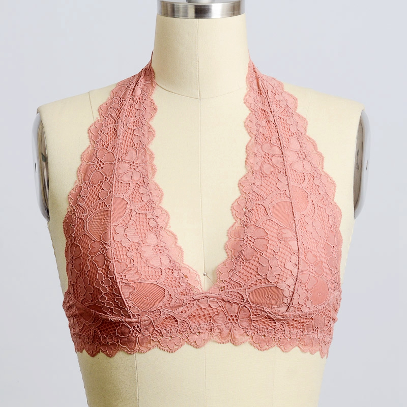 GA-5234 GRACE GIRL LACE HALT TOP BRALETTE на едро