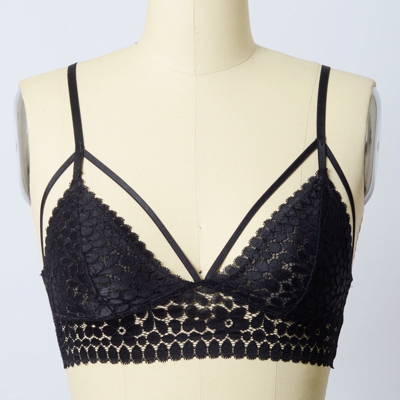 GA-5344 GRACE GIRL DAISY LACE STREPY BRALETT