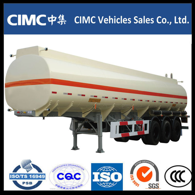 Гореща продажба Полуремарке за резервоар за гориво CIMC