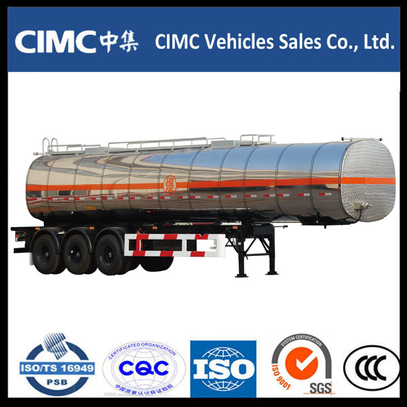 Висококачествен CIMC Fuel Tank Semi Trailer