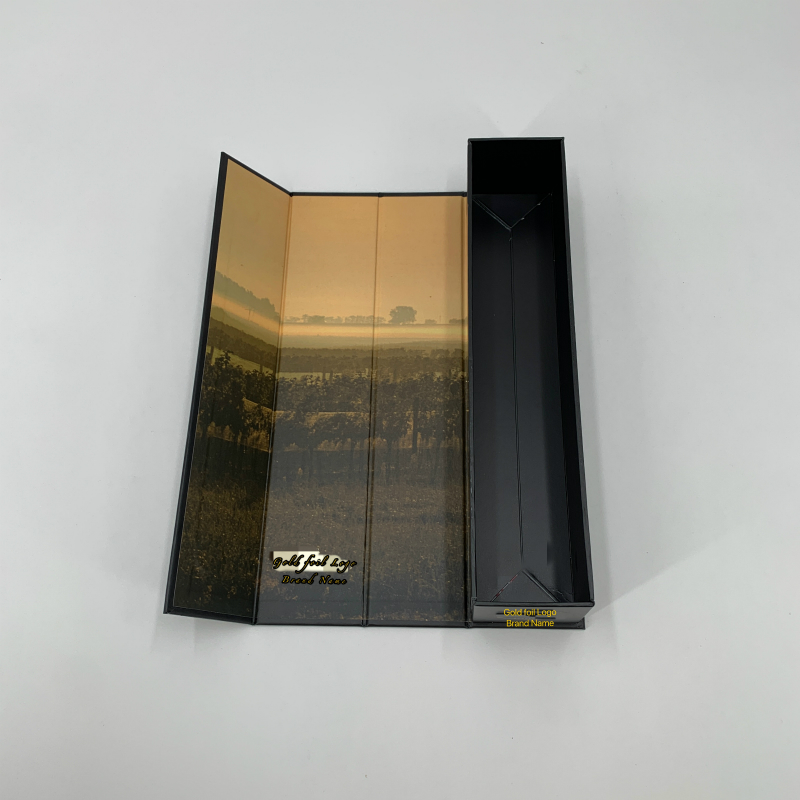 Кутия за бутилки вино по поръчка за шампанско Сватбена кутия за вино