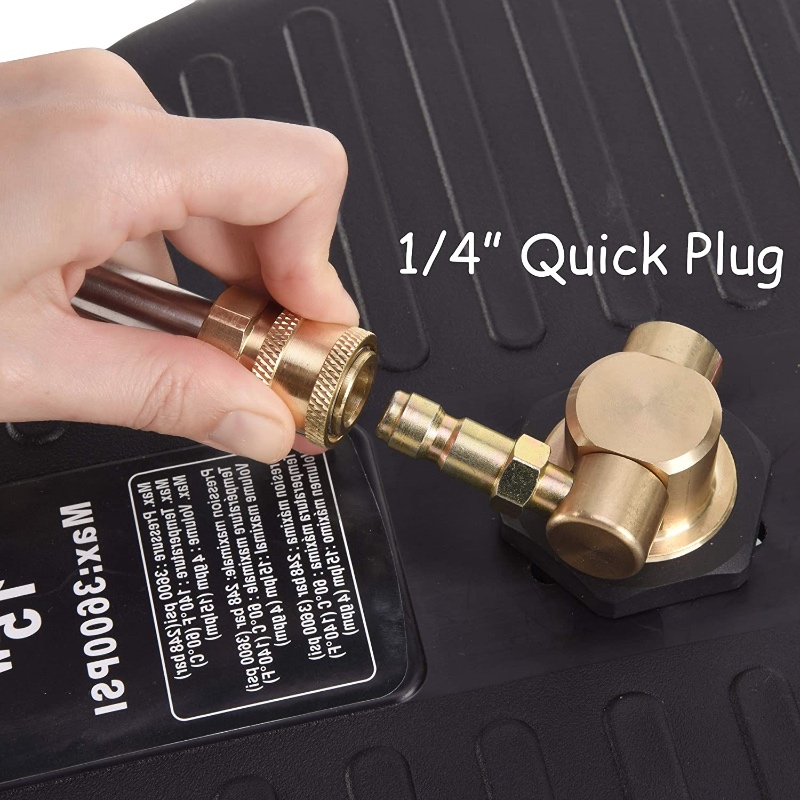 приставка за почистване на повърхността на шайбата за захранване с 1\/4 бърз съединител