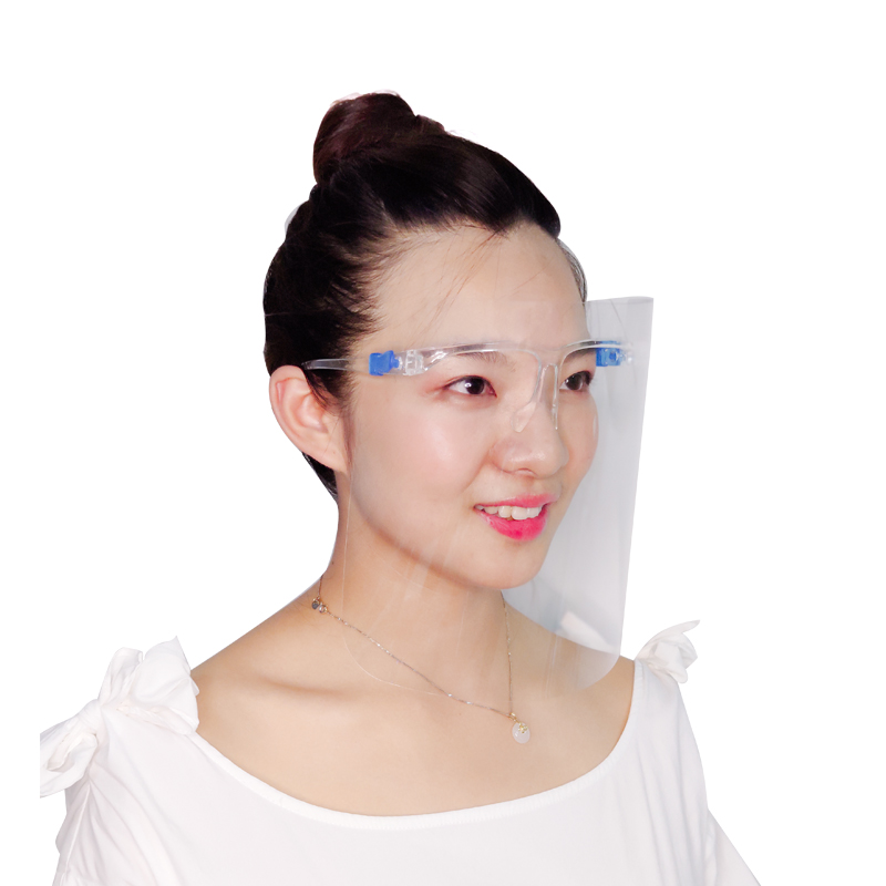 Пластмасов прозрачен протектор против изпръскване Пълни очила за лице за защита на лицето Щит за защита на лицето