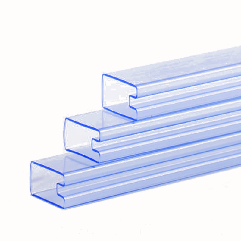 Прозрачна PVC опаковъчна тръба прозрачна електронна компоненти IC тръба