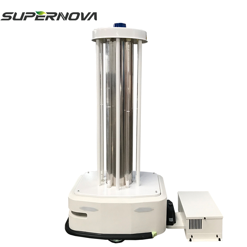 480W Wifi AI Дезинфекция на Smart Stelizer Light Дезинфекция UVC Robot UV Lamp