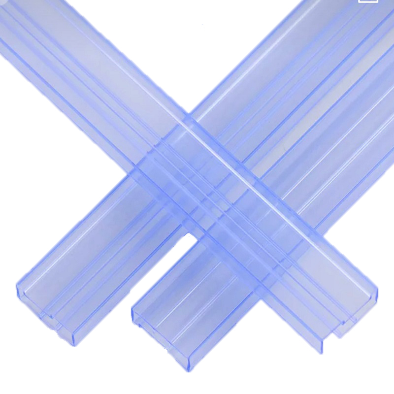 Прозрачна PVC опаковъчна тръба прозрачна електронна компоненти IC тръба