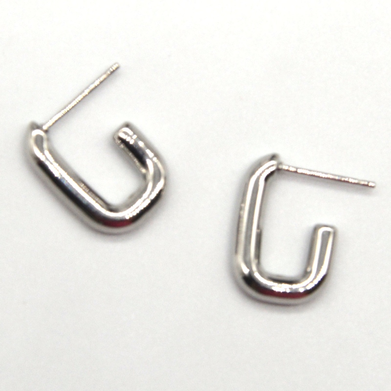 Хипоалергенни обеци за писма Женски модел Момиче от неръждаема стомана Подаръци без никел за приятелки, съпруги, дъщери и сестри,...