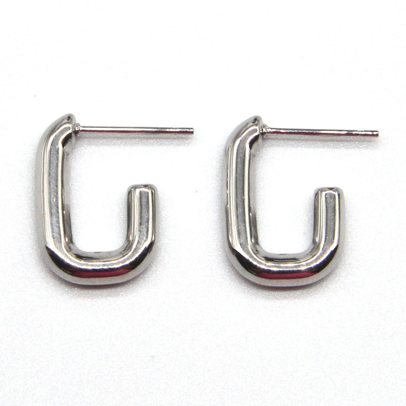 Хипоалергенни обеци за писма Женски модел Момиче от неръждаема стомана Подаръци без никел за приятелки, съпруги, дъщери и сестри,...