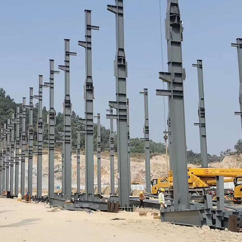 Конструкция на стоманена конструкция Търговска сграда, структурна стомана, тръбна конструкция с чертеж