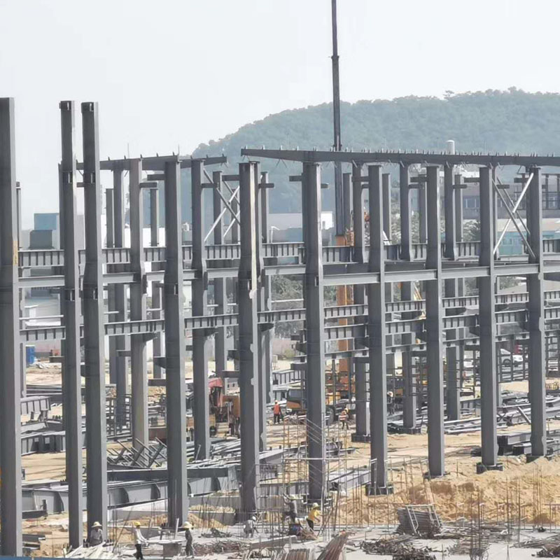 Конструкция на стоманена конструкция Търговска сграда, структурна стомана, тръбна конструкция с чертеж