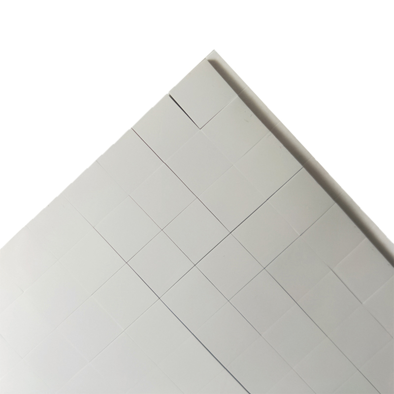 Екологично чист топлопроводим силиконов лист, единичен заден сиво-бял радиатор, ударопоглъщащ и звукоизолиран силиконов лист, м...