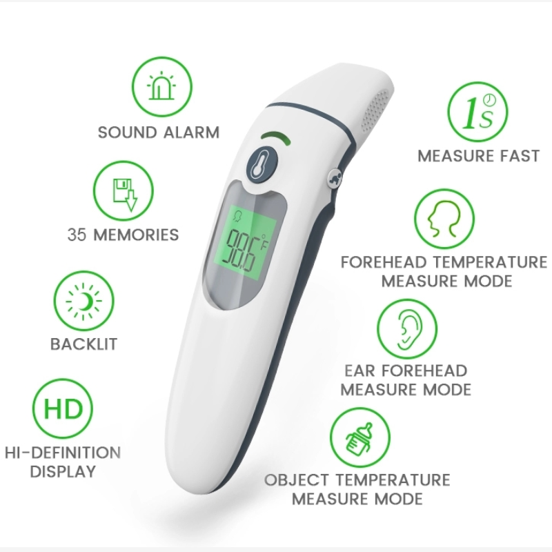 Цифров термометър за бързо четене с висока точност на медицинския дом с висока точност за бебе и възрастни, одобрен от FDA / CE / Rohs