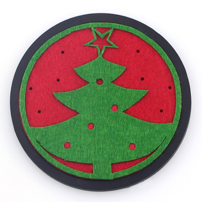 10 кръгли удебелени коледни влакчета