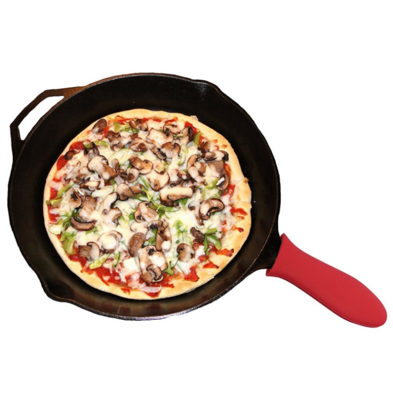 Удебелен капак на дръжката на силикагел тиган капак на дръжката тиган силикагел дръжка ръкавица топлоизолация противоплъзгащ т...