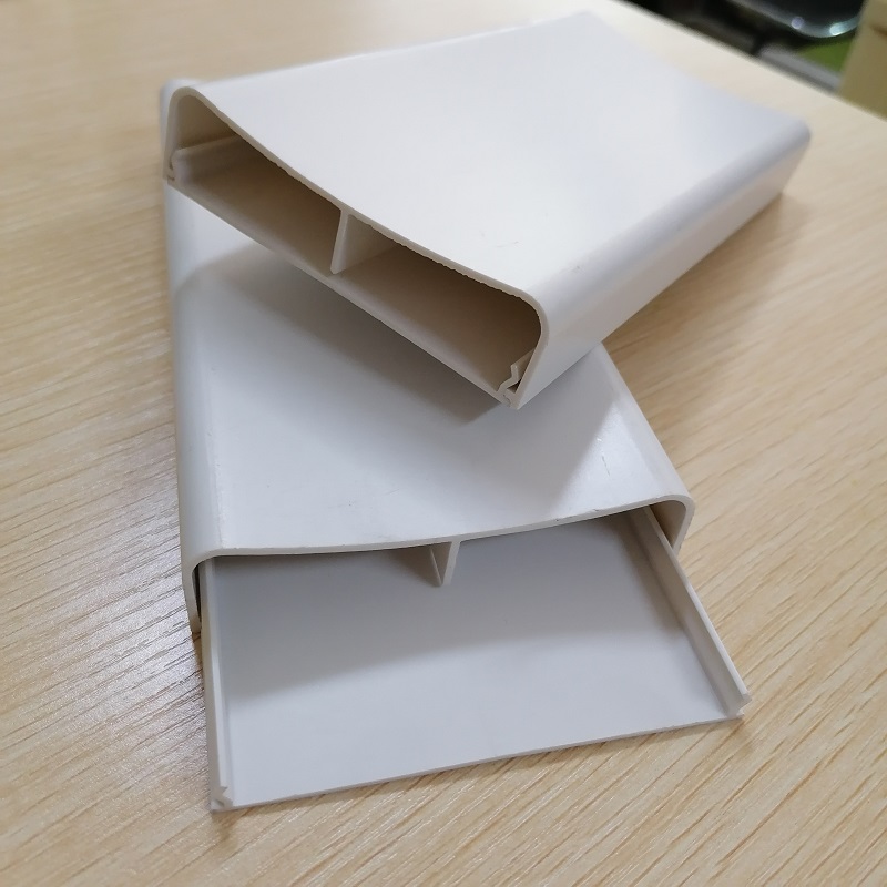 Кабел за PVC кабел Двуканален канал за управление на кабели PVC кабелен коректор Raceway