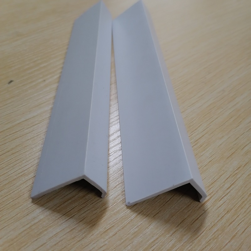 Pvc Plastic l оформен профил на канала pvc защитни секции