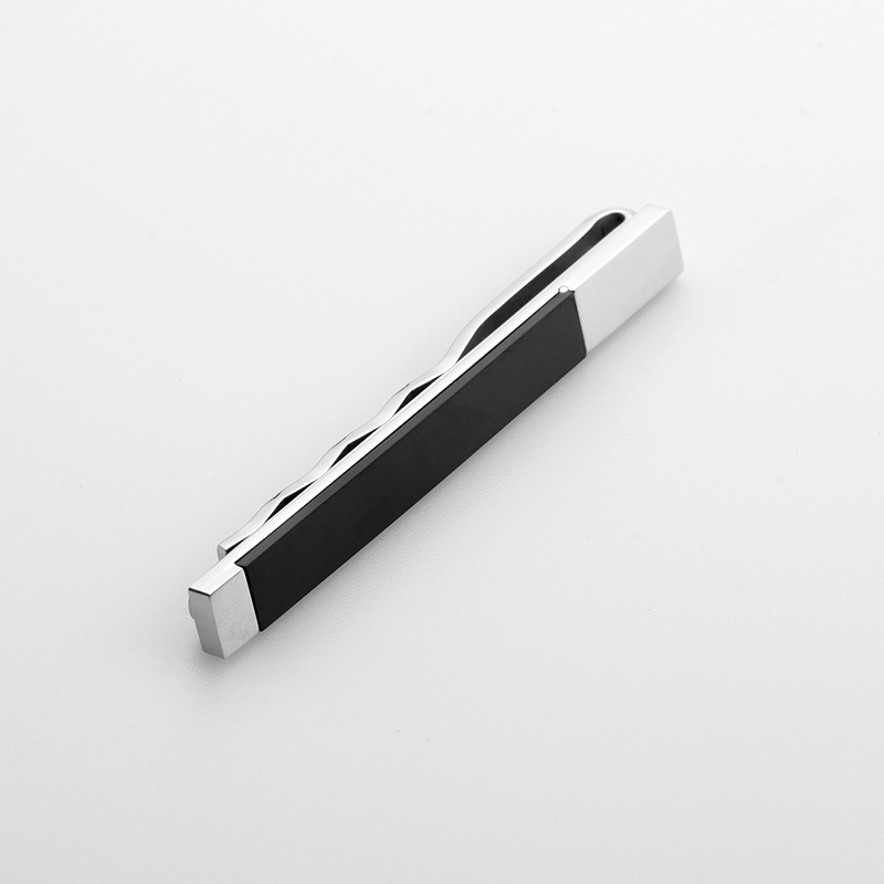 Мъжки скоби за двуцветни вратовръзки от неръждаема стомана на едро