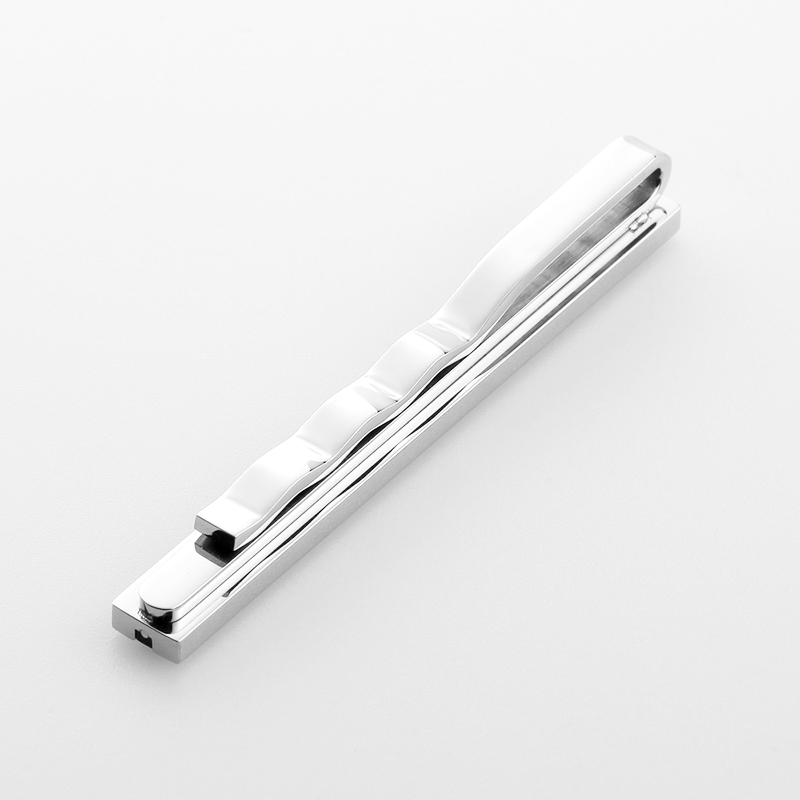 Мъжки скоби за двуцветни вратовръзки от неръждаема стомана на едро