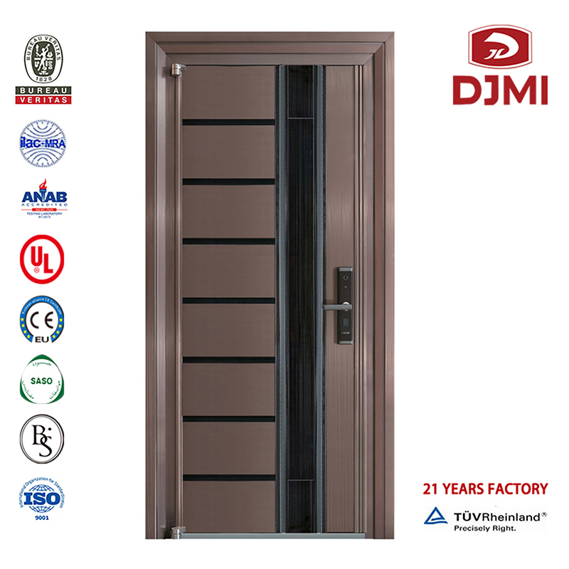 Нови настройки Wood Isreal Turch Quality Bullet Exterior Aluminum Steel Mian Urgar Proof High Security Guard Chinesia Factory Loxury Design Вход Italian Steel Doors High Security European Style Armored Door