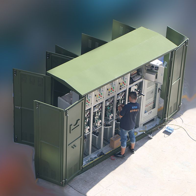 ПРЪСТЕН ГЛАВЕН БЛОК HV Външни SF6 газоизолирани разпределителни табла