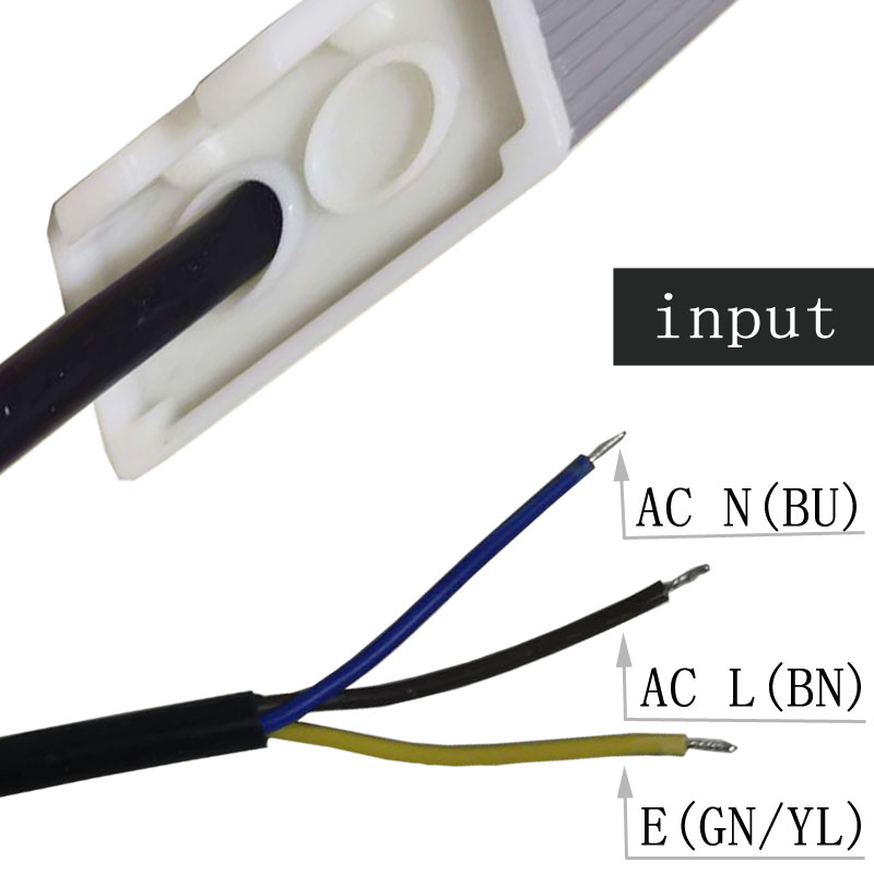 12V 36W Водонепропускливо регулирано напрежение пластмасово захранващо устройство