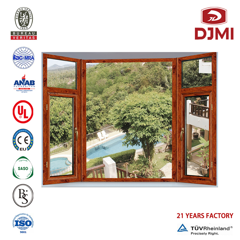 Aluminium Tilt Open Window Professional Waterproof French Blind Inside Double Glass Windows Casement Windoes for Uk Italian Style Windows New Design French Style Blind Inside Double Glass Water and Sound Insulation Win