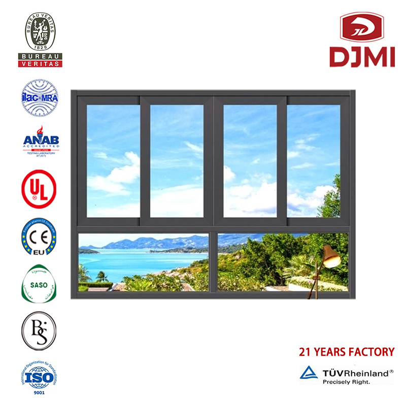 Професионален As2047 Стандартен алуминиев Windows Доставчик с висока производителност Прозорец плъзгащи врати нов дизайн с Fly Screen Alloy Fr...