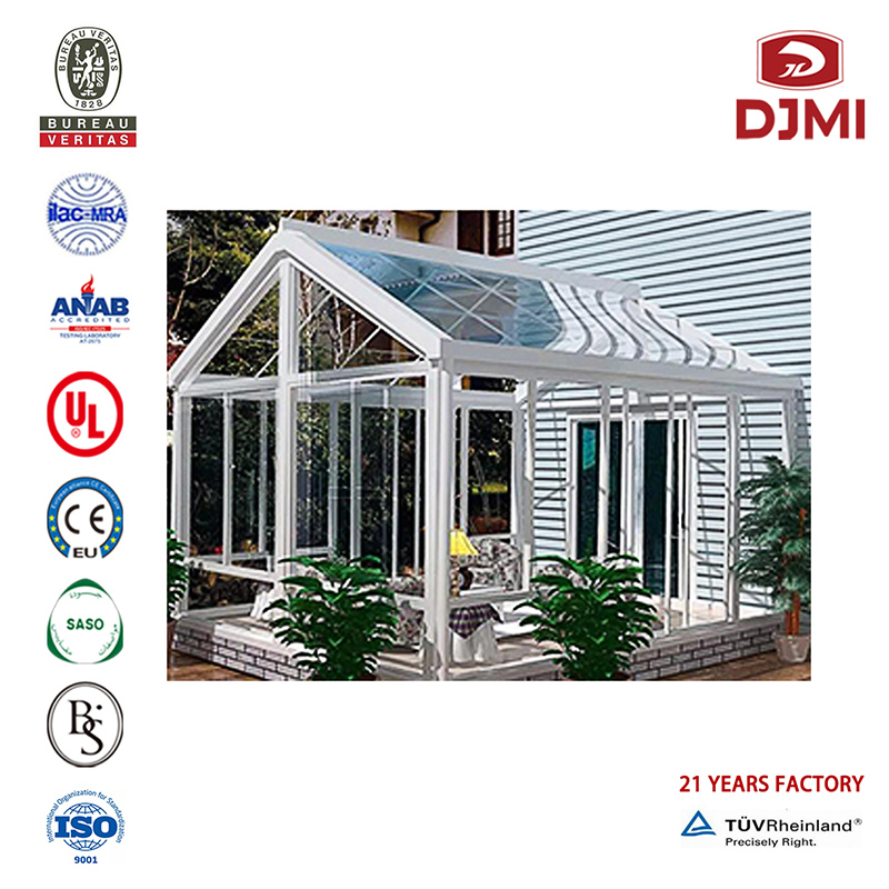 Персонал по поръчка Sun Temered Glass House Balcony Sunsom New Design Sun Room House Tempered Glass Best Seler Sunroom Brande New Sunshade Aluminum Patio Room