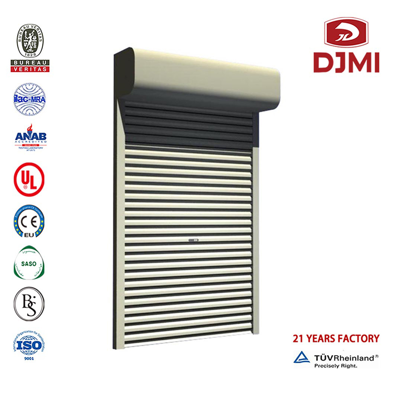 Професионална Фабрика Прайс Ролер Doors Drowning Aluminum Car Garage Electric Roller New Design Termal Insulation Door Бранд New White Shutter Roller Door Garage Doors