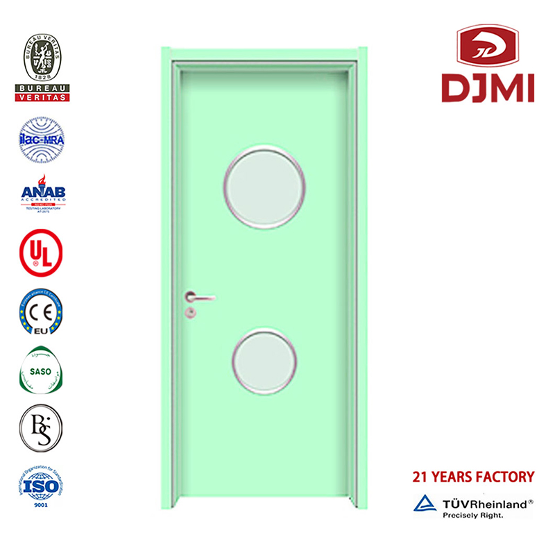 Висококачествена дървесина за болнични алуминиеви тоалетни врати Acoustic Doors Cheap Tek Wood Price Public Tool Horters Manufactorized Indian House Main Gate Designs Aluminium To...