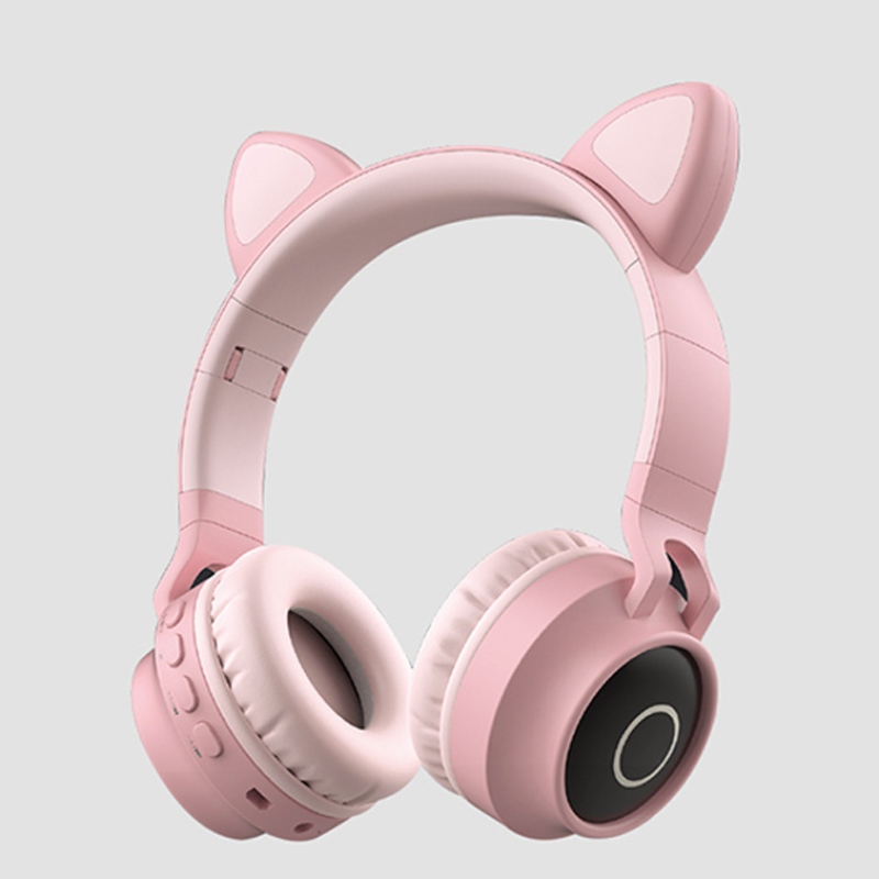Gift Foldable Bluetooth деца Led котка ухо слушалка