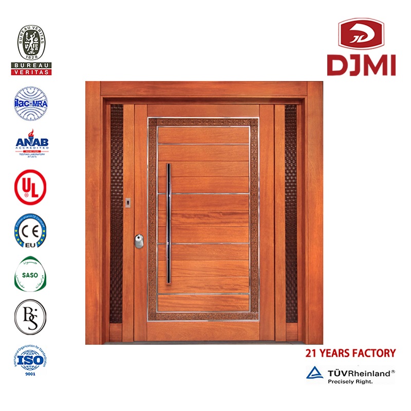 Chines Factory Популярна дърводелска конструкция спалня Удън Hidden Door High Quality with Architrave European Wood Droom Door Chean High Quality Wooden Doods Design Естествен панел ...