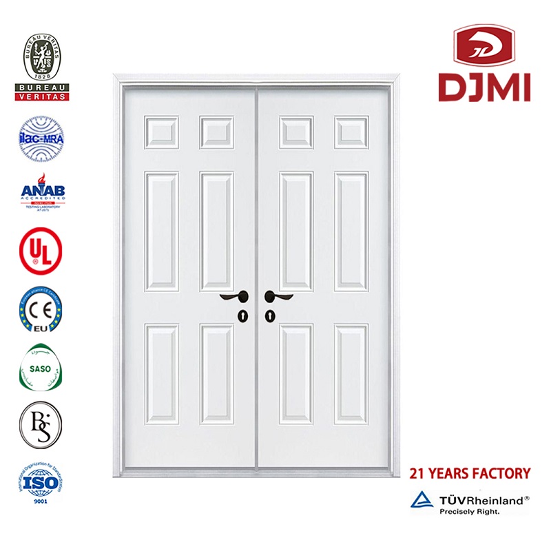 Дизайнерски дървени врати Невидими врати Евтини пластмасови композитни използвани врати за продажба Тийк Дизайнс 4-ти панел Плъ...