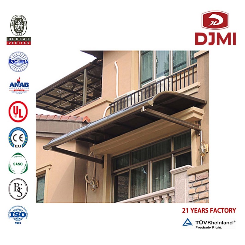 Гореща продажба на преден прозорец на врата Обградяване на модерна палатка Залесяване на каросерията на ръчно изработен гараж з...