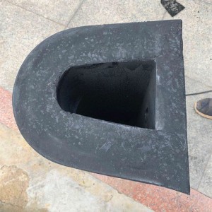 Полукръгла дефенса Марина док съд с бронежилетки с правоъгълна броня