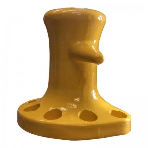 Морски бъбречни чугун с индивидуално боядисан цвят