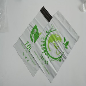 Висококачествен печат, компостиращ биоразградими пликове за царевично нишесте