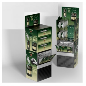 TMJ714 Производител Многослоен пластмасов шелф Супермаркет Млечен сервиз за визуализация на дребно на магазин