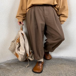 Свободните дамски панталони, които са пригодени за всеки случай, най-удобният обикновен памучен лен стил 11711 Стилен и свободен па...