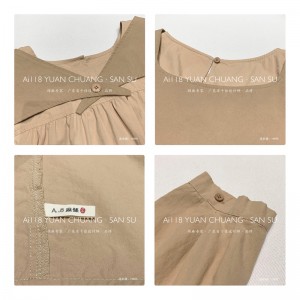 Свободен дизайн Минималистичен Стилен небрежен Едноцветен принтиран цветен памук и лен с големи размери