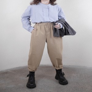 Loose- fitting sign Minimalist Stylish Casual Solid color Striped Checked oversized coffic 1718 Rind color shirst