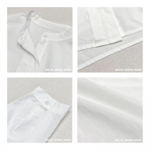 Loose- fitting sign Minimalist Stylish Casual Solid color Striped Checked oversized coffic 1718 Rind color shirst