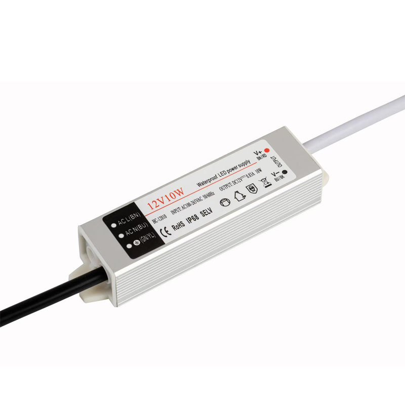 12V 0.83A 10W водонепромокаемо светодиодно електрозахранване
