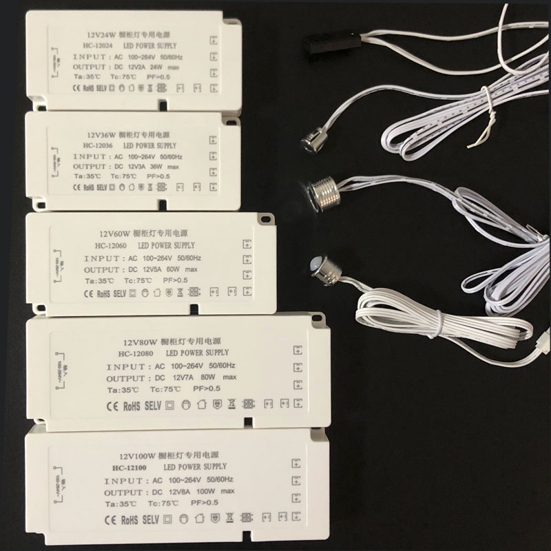 Фабрика OEM ODM AC-DC постоянен волтаж 12v 100w led драйвер Магнитна всмукателна лампа