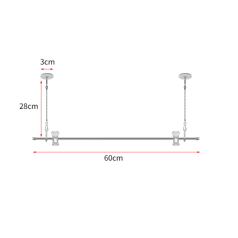 TMJ PP-537 Pop Poster Banker Sign Hanger Strip Extruded Clip Poпол Banner Snap Rail Advarting Flag display