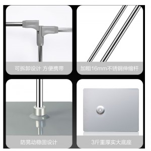 TMJ PP-538 Търговски супермаркет Популярен плакат за рекламна стойка на метални рекламни рафтове за рамки