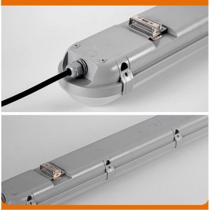 Пряка продажба във фабриката доведе до трисигурна светлина за таван на тавана на гаражна светлина 125MM Образец трикордечна светли...